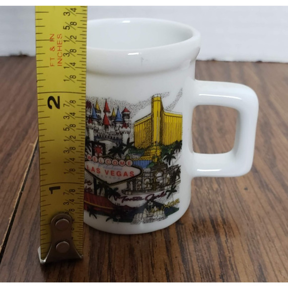 Las Vegas Sign Souvenir Vegas Strip Novelty Mini Mug Toothpick Holder Shot Glass - Picture 6 of 9